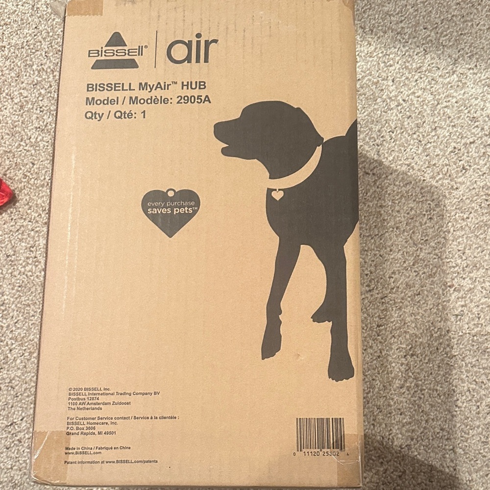 Bissell MyAir HUB Purifier with Black Design